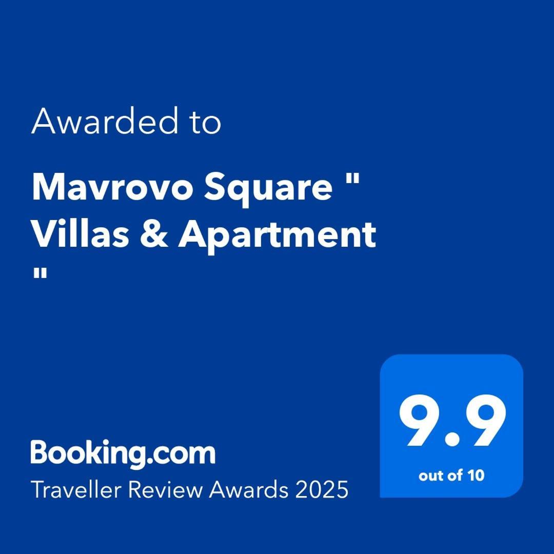 Mavrovo Square " Villas & Apartment " Buitenkant foto